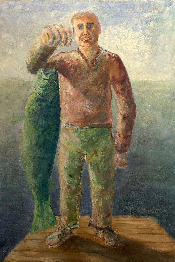 Man with a fish